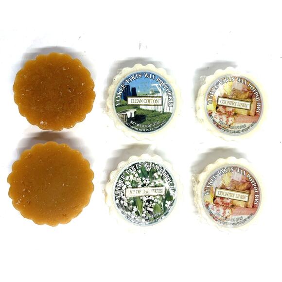 Yankee Candle Other - 6 Yankee Tarts Wax Candle Melts Lily of the Valley Cotton Misc. 0.8 oz